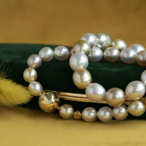 Fashion Schoeffel parel collier met diamant 18 krt Kettingen Met Edelsteen