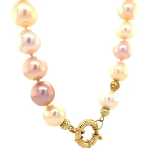 Sale Schoeffel parel collier met gouden sluiting 14 krt Kettingen Met Edelsteen