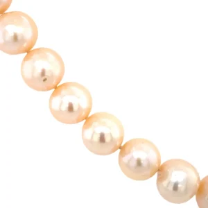 Clearance Schoeffel parel collier met diamant 18 krt Kettingen Met Edelsteen