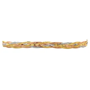 Outlet Tricolour gouden armband 14 krt Gouden Armbanden