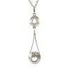 Fashion Tricolour gouden hanger met diamant 14 krt 900 Gouden Hanger Met Edelsteen