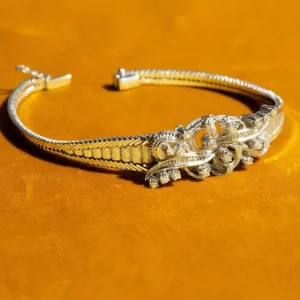 Discount Witgouden armband met diamant 14 krt Armbanden Met Edelsteen