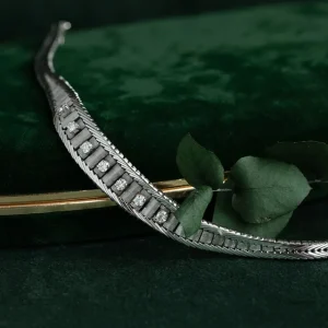 Fashion Witgouden armband met diamant 14 krt Armbanden Met Edelsteen