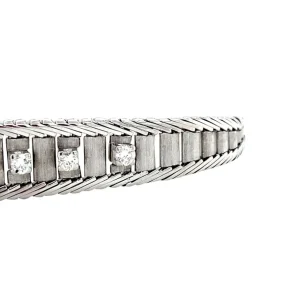 Fashion Witgouden armband met diamant 14 krt Armbanden Met Edelsteen