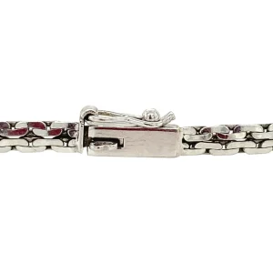 Outlet Witgouden armband met diamant en parel 14 krt Armbanden Met Edelsteen