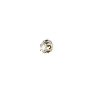 Fashion Witgouden broche met diamant 14 krt Broches