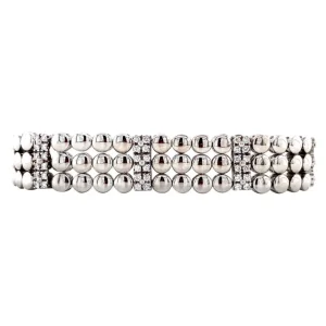 Clearance Witgouden fantasie armband met diamant 18 krt Armbanden Met Edelsteen
