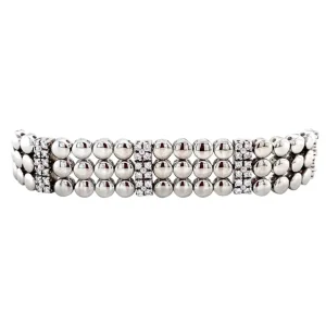 Clearance Witgouden fantasie armband met diamant 18 krt Armbanden Met Edelsteen