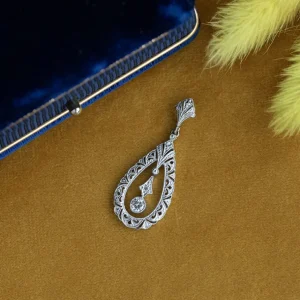 Best Witgouden hanger met diamant 14 krt Gouden Hanger Met Edelsteen