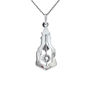 New Witgouden hanger met diamant 14 krt Gouden Hanger Met Edelsteen