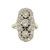 Hot Witgouden prinsessenring met diamant 14 krt Diamanten Ringen