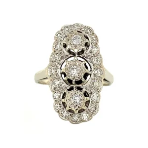 Hot Witgouden prinsessenring met diamant 14 krt Diamanten Ringen