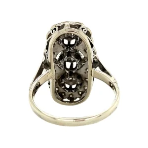 Hot Witgouden prinsessenring met diamant 14 krt Diamanten Ringen