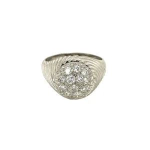 Discount Witgouden ring met diamant 18 krt Diamanten Ringen