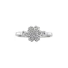 Outlet Witgouden ring met diamant 18 krt Diamanten Ringen