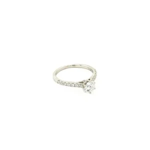 Hot Witgouden ring met diamant 18 krt Diamanten Ringen