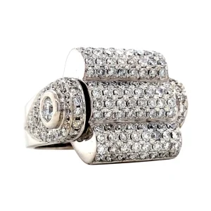 Discount Witgouden ring met diamant 18 krt Diamanten Ringen