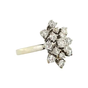 Clearance Witgouden ring met diamant 14 krt Diamanten Ringen