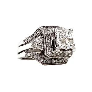Outlet Witgouden ring met diamant 14 krt Diamanten Ringen