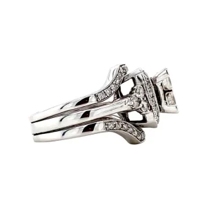 Outlet Witgouden ring met diamant 14 krt Diamanten Ringen