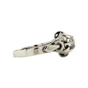 Discount Witgouden ring met diamant 14 krt Diamanten Ringen