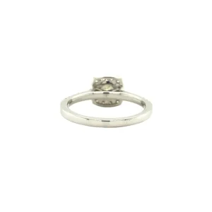 Discount Witgouden ring met diamant 18 krt Diamanten Ringen