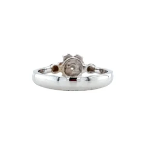 Outlet Witgouden ring met diamant 18 krt Diamanten Ringen