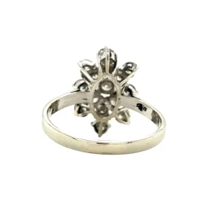 Clearance Witgouden ring met diamant 14 krt Diamanten Ringen