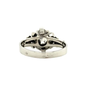 Discount Witgouden ring met diamant 14 krt Diamanten Ringen