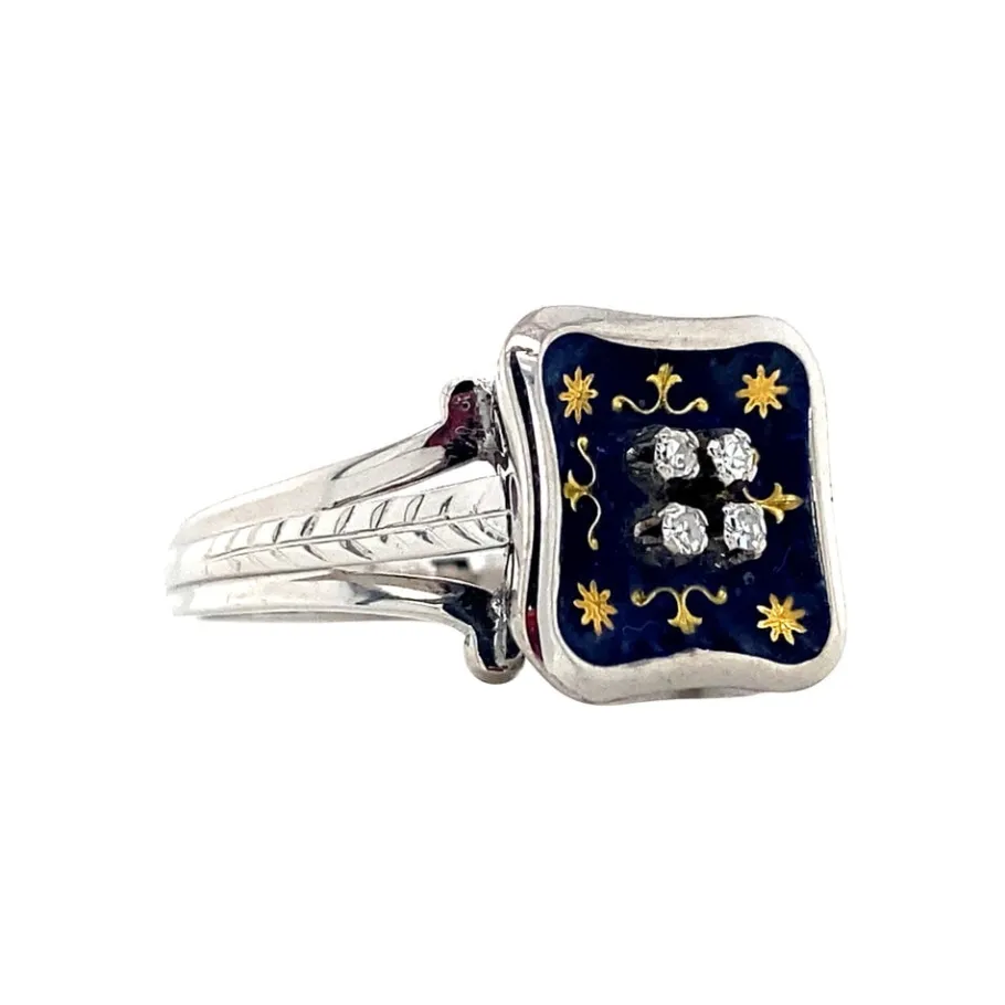 witgouden_ring_met_emaill_2.webp Discount Witgouden ring met emaille en diamant 18 krt Diamanten Ringen | Ringen Met Edelsteen