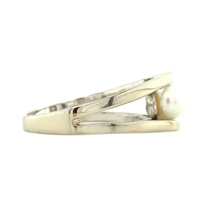 Best Witgouden ring met parel 18 krt Ringen Met Edelsteen