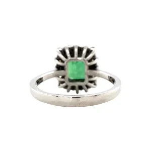 Online Witgouden ring met toermalijn en diamant 14 krt Diamanten Ringen | Ringen Met Edelsteen