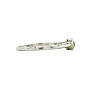 Discount Witgouden solitair ring met diamant 14 krt Diamanten Ringen