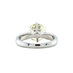Clearance Witgouden solitair ring met diamant 18 krt Diamanten Ringen