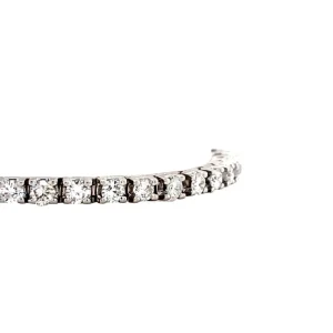 Best Witgouden tennisarmband met diamant 17.5 cm 14 krt Armbanden Met Edelsteen