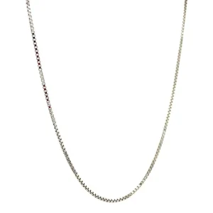 Hot Witgouden venetiaan lengtecollier 18 krt Lengtecolliers
