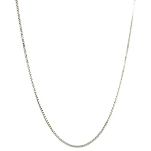 Outlet Witgouden venetiaan lengtecollier 18 krt Lengtecolliers