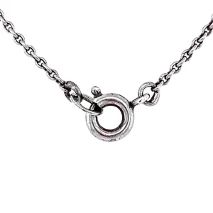 Fashion Zilveren collier met diamant hanger 835 Kettingen Met Edelsteen