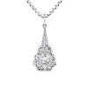 Online Zilveren hanger met diamant 925 Gouden Hanger Met Edelsteen