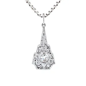 Online Zilveren hanger met diamant 925 Gouden Hanger Met Edelsteen