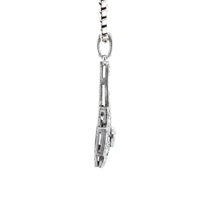 Online Zilveren hanger met diamant 925 Gouden Hanger Met Edelsteen